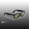 Ray-Ban Wayfarer (Gen 1) Глянцевый Чёрный с Зелёными Линзами (Shiny Black/ G15 Green)